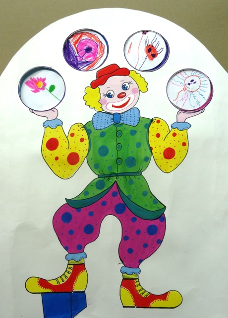 Динамическая игрушка «Клоун-жонглёр»