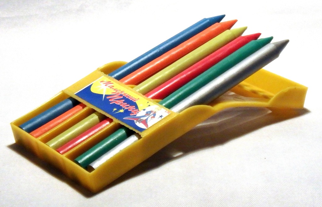 Восковые  карандаши  