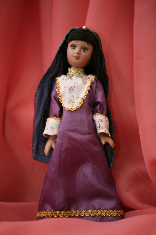 Фарфоровая кукла Хабиба/кукла Египта