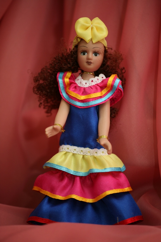 Фарфоровая кукла Одалис/кукла Кубы