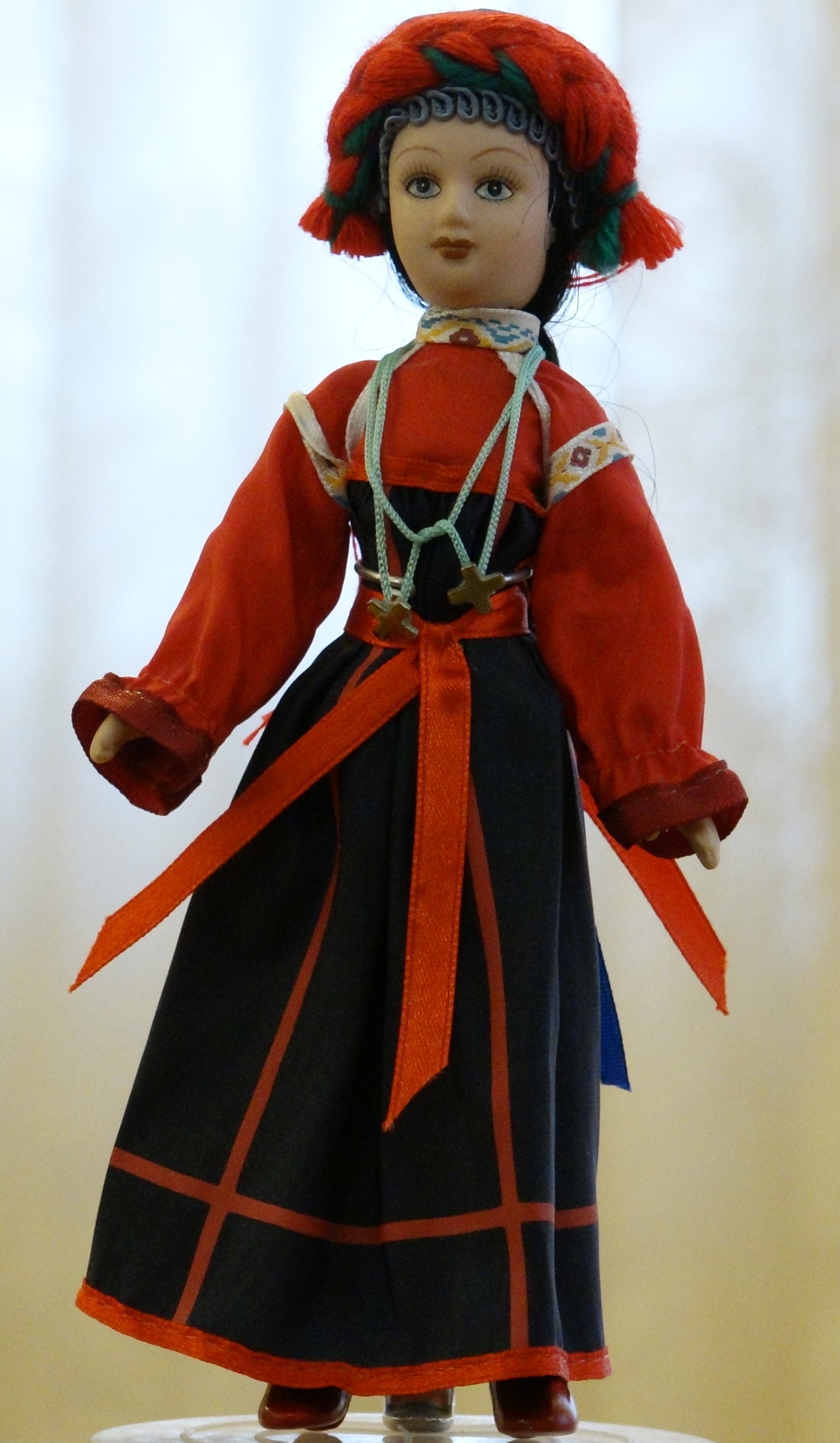 Кукла в летнем костюме Тульской губернии