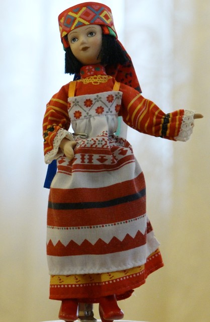 Кукла в летнем костюме Орловской губернии