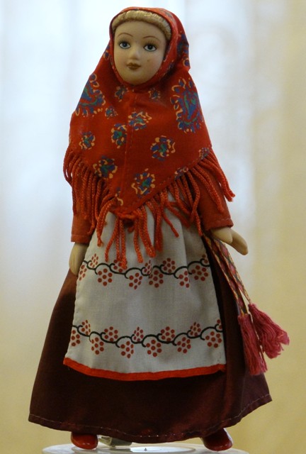Кукла в летнем костюме Самарской губернии