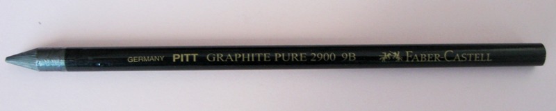 Цельно графитный карандаш Faber-Castell PITT GRAPHITE PURE
